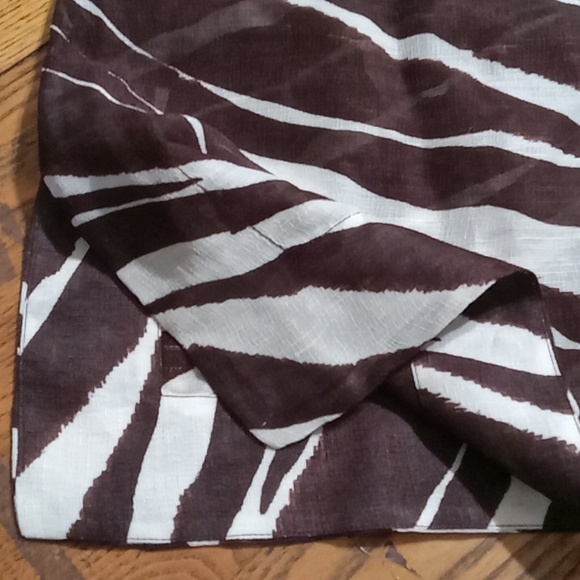 KATE SPADE Womens Dress XS  Preowned Tunic BROWN Animal Print SHEER Party Resort - Picture 8 of 14